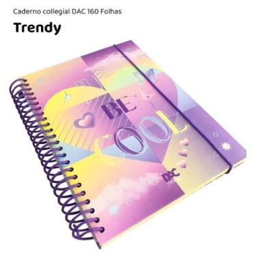 Imagem de Caderno Universitário Escolar Espiral  Capa Dura 10 Matérias C/ 160 Fo