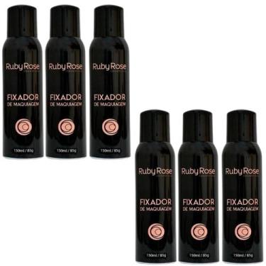 Imagem de Kit 6 Fixador De Maquiagem Hb312 150Ml - Ruby Rose