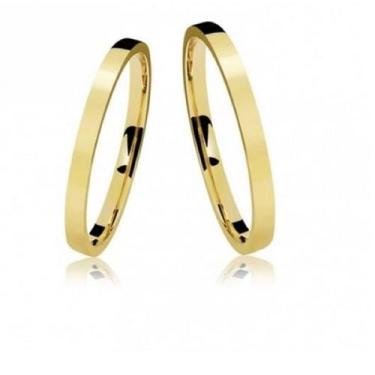 Imagem de Alianças Ouro 18 kilates Anatômica 3 Gramas 2.5 mm Anatômica