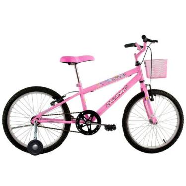 Imagem de Bicicleta Infantil Aro 20 + Rodinha Feminina Passeio - Dalannio Bike, 