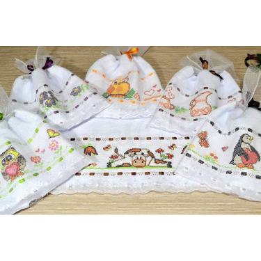 Imagem de Pano de Prato Individual Bordado em Ponto Cruz