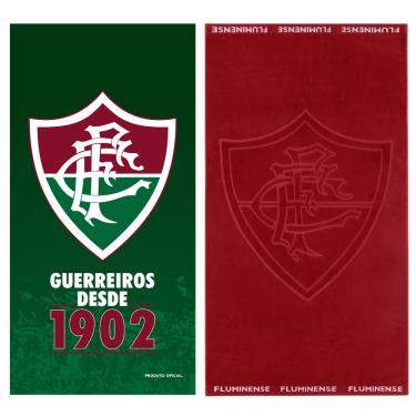 Imagem de Kit 2 Toalhas Fluminense Banho Praia e Piscina Oficial Clubes do Brasil Licenciado Buettner