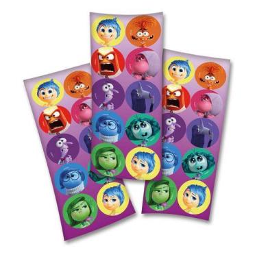 Imagem de 30 Adesivos Redondos Divertidamente 2 - Licenciado Festa - Festcolor