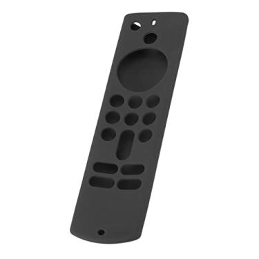Imagem de Capa Protetora de Silicone Akozon para Controle Remoto Fire TV Stick 3ª Geração – Durável, Leve, Antiderrapante, Fácil de Segurar, Capa Remota de TV (Preto)