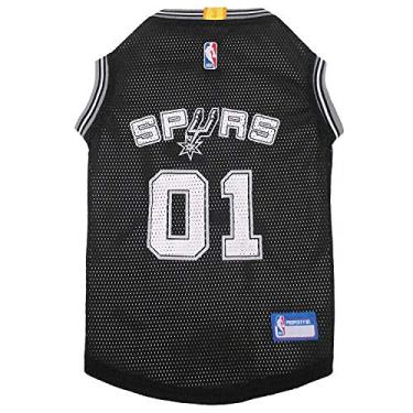 Imagem de Camiseta NBA SAN ANTONIO SPURS DOG Jersey, pequena - regata de basquete Pet Jersey