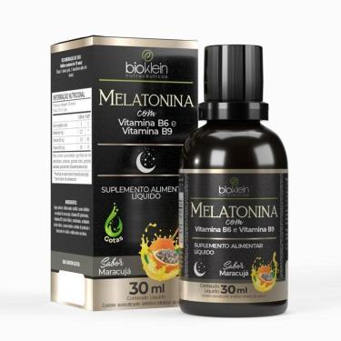 Imagem de Melatonina Gotas 30ml com Vitamina B6 B9 Maracujá Bioklein-Unissex