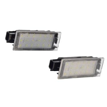 Imagem de Yoegerery 2 lâmpadas de LED compatíveis com Renault Clio Laguna 2 Megane 3 Twingo Master Vel Satis Wind Trafic Twizy Luz de placa de licença