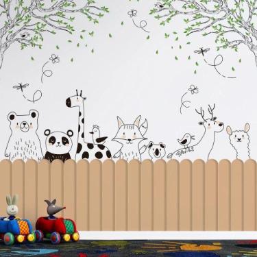 Imagem de Papel de Parede Infantil Safari AL 133 - AloPapers, 3,00m de largura, 