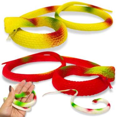 Imagem de Cobra Realista Grande Brinquedo Borracha Pegadinha Susto - Europio