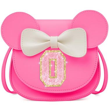 Imagem de OYLOLA Presentes de aniversário para meninas de 3, 4, 5, 6, 7 e 8 anos, bolsa infantil para meninas pequenas, presente para meninas, Rosa brilhante, O