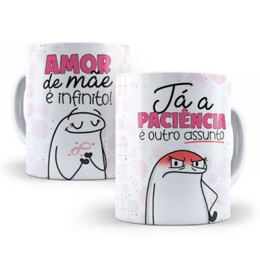 Imagem de Caneca de Cerâmica Personalizada 325ml Flork Mães - ILBN