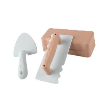 Imagem de menolana Kits de construção de areia kits de tijolos de areia jardim de praia estável ferramentas de castelo de sandbox brindes presentes, Marrom Claro