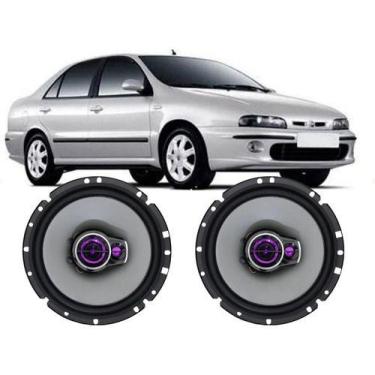 Imagem de Kit Alto Falante Pioneer Porta Dianteira Fiat Marea 200w Par, Preto