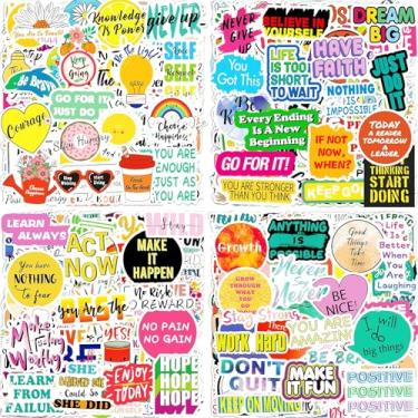 Imagem de 300 peças inspiradoras de scrapbook adesivos motivacionais para garrafas de água, laptop, diário, visão, placa, suprimentos, adesivos de vinil com citação positiva para adolescentes, crianças,