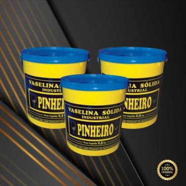 Imagem de 1 Vaselina Solida 2,5kg - Pinheiro