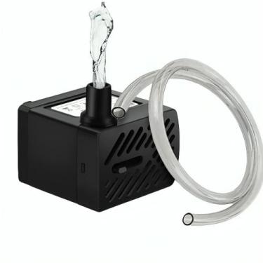 Imagem de Motor Bomba Submersa Aquário Fontes Água Bivolt + Cano 50cm - Premium