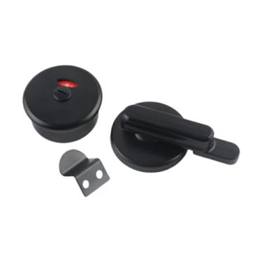 Imagem de Kuntesetty Banheiro alavanca de privacidade trava banheiro bloqueio morto parafuso hotel bloqueio bloqueio shopping cifra indicando trava de bloqueio bloqueio de, Preto