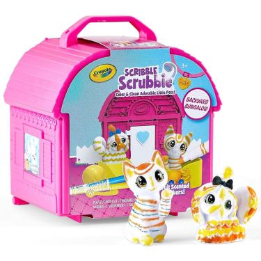 Imagem de Crayola Scribble Scrubbie Pets, Backyard Playset, Color & Wash Creative Toy, Gift for Kids, Age 3, 4, 5, 6, Multi