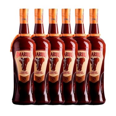 Imagem de Kit 6 Garrafas Licor Amarula 750Ml