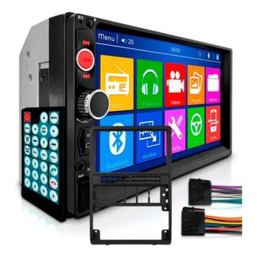 Imagem de Kit central multimidia MP5 com moldura gol G2 parati G2 saveiro G2 1994 A 2005