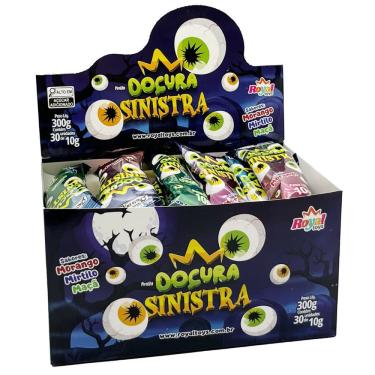 Imagem de Pirulito de Halloween Doçura Sinistra - Display c/ 30 Uni