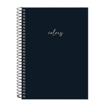 Imagem de Caderno Colegial Solid Colors Grafite 20 Matérias