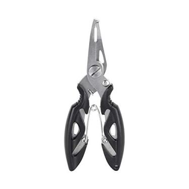 Imagem de Alicates de pesca multi -função Função pesada aço inoxidável Tesoura de arame Removes de ganchos de ganchos de fios Tackle Back preto para pescadores de pescadores de pescadores