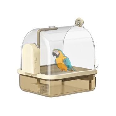 Imagem de Banheira Para Periquito Gaiola - Banheira Para Calopsita - Banheira Automática Resistente À Mastigação Com Dois Modos De Parque Infantil Para Criação Viagem Exibição Aviário Exterior
