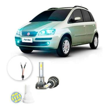 Imagem de Ultra Led Nano 22000lm Fiat Idea 2005-2010 Farol Milha H1 - LUXLED y3,