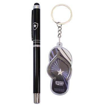 Imagem de Jg Caneta Metal Touch Screen Chaveiro Chinelo - Botafogo - Minas de Pr