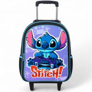 Imagem de Mochila Rodinha Masculina Infantil Escolar Reforçada Grande Criança - 