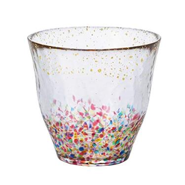 Imagem de Adelia F-71895 Tsugaru Bidoro Rock Glass Hanabi Metal Colorido 330 ml Feito no Japão