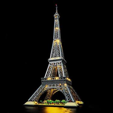 Imagem de GEAMENT LED Light Kit Compatible with Lego Eiffel Tower - for Icons 10307 Model Set (Model Set Not Included)
