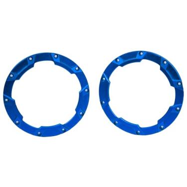 Imagem de BEAXTURBO Racing Upgrade Parts CNC Aluminum Outer beadlock Ring for LOSI DBXL2.0 1:5 Original Wheels 2pcs (Blue)