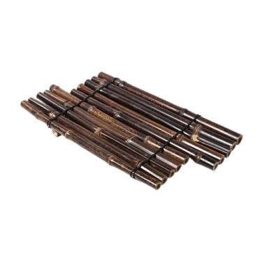 Imagem de Bothyi Sushi Servando bandeja de sushi Platter Bamboo Forma de Servo Sashimi Stand para Cupcakes Cookies Sandwiches Kitchen Desktop, M