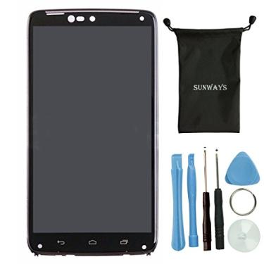 Imagem de Sunways Tela LCD sensível ao toque digitalizador de substituição para Motorola Droid Turbo XT1254 Maxx XT1225