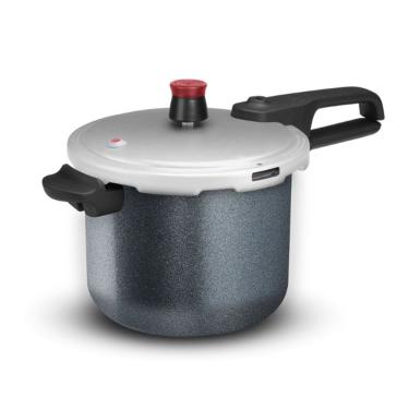 Imagem de Panela De Pressão Com Fechamento Externo Segura 4,5 Litros Grafite Rochedo Grafite