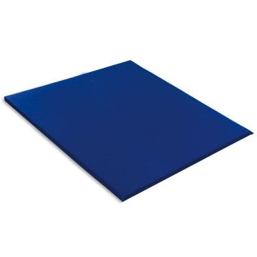 Imagem de Colchonete Viúva D28 Napa Azul Impermeável Lavável (128x188x8) - Luckspuma
