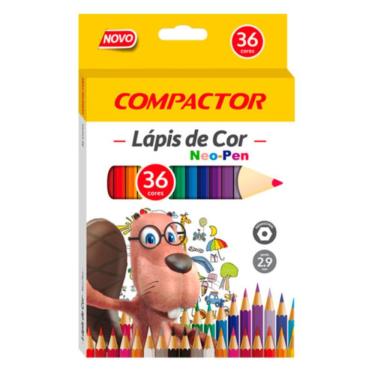Imagem de Lápis De Cor Neo Pen 36 Cores Compactor
