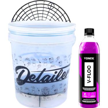 Imagem de Balde C/Separador Partícula 19l Shampoo V-floc 500ml Vonixx