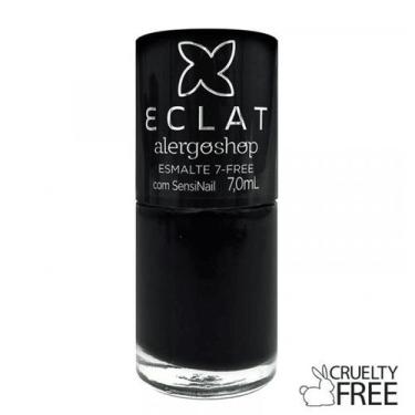 Imagem de Esmalte Preto Vibe Hipoalergênico Alergoshop 7ml Preto, Preto