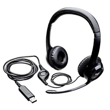 Imagem de Logitech Fone de ouvido ClearChat Comfort/USB H390 (preto)