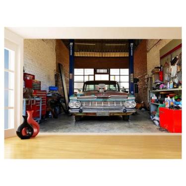 Imagem de Papel De Parede 3D Carro Antigo Clássico Vintage 3,5M Cxr21 - Você Dec