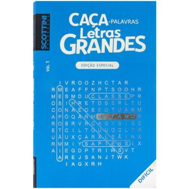 Imagem de Scottini touch: Caça-palavras Letras Grandes Difícil V1