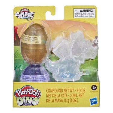 Imagem de PlayDoh Slime Dino Ovos E Ossos Triceratops Hasbro F1499 Cor Colorido