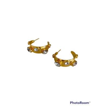 Imagem de Brinco argola bijuteria - lc acessorioss 