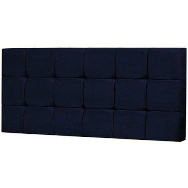 Imagem de Painel Solteiro Livia 90 CM Azul Marinho - D A Decor