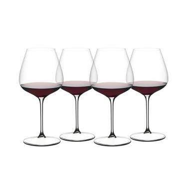 Imagem de Riedel Grape Pinot Noir/Nebbiolo/Aperitivo - Copo de vinho e coquetel - Pacote com 4 - Salvar lava-louças, vidro de cristal - 5424/07 EUA