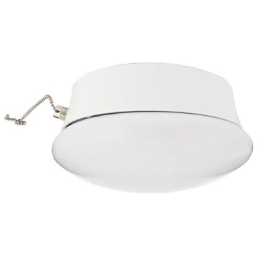 Imagem de Sunlite Soquete de porcelana de cogumelo LED 88671-SU, luminária, 10 watts (equivalente a 60 W), base média (E26), 700 lúmens, certificação ETL, acabamento, branco frio 40K