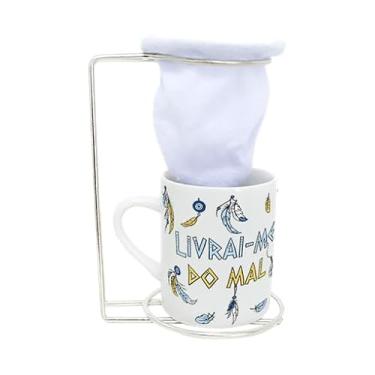 Imagem de Caneca De Porcelana com Coador - Filtro dos Sonhos